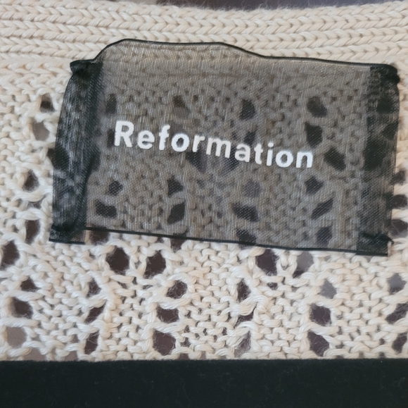 Reformation Ivory Knit Cardigan - Picture 2 of 8